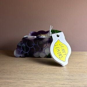 Jenny Lemons GRAPES Hair Claw Clip